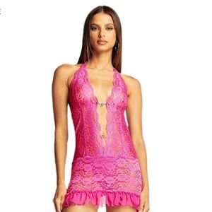 I am Gia Violeta dress in hot pink